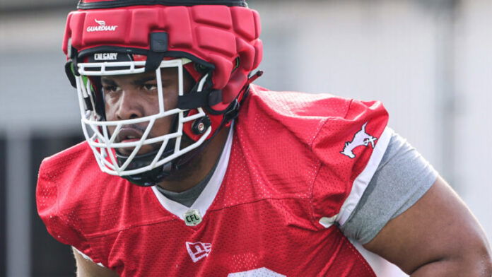 OL William Barnes পশ্চিম সেমি-ফাইনালে ক্যালগারি স্ট্যাম্পেডার্সের জন্য প্রথম CFL শুরু করবেন OL William Barnes পশ্চিম সেমি-ফাইনালে ক্যালগারি স্ট্যাম্পেডার্সের জন্য প্রথম CFL শুরু করবেন